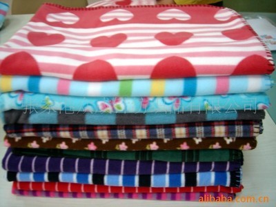 供应批发外贸出口摇粒绒印花毛毯 张家港众成针纺织品的专业优势